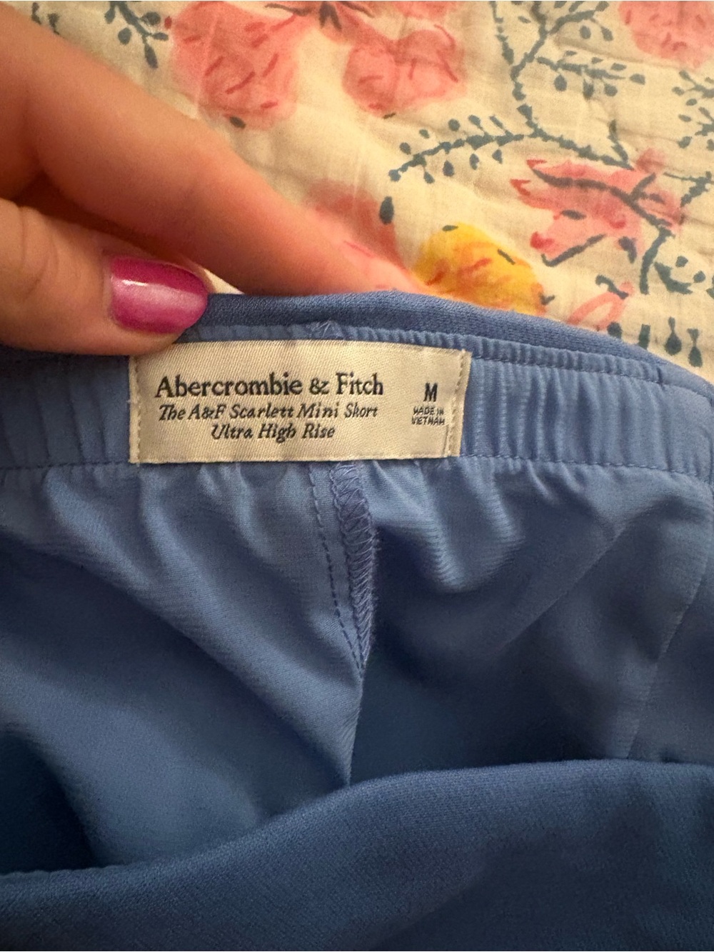 Abercrombie & Fitch Blue Scarlet Mini Skort